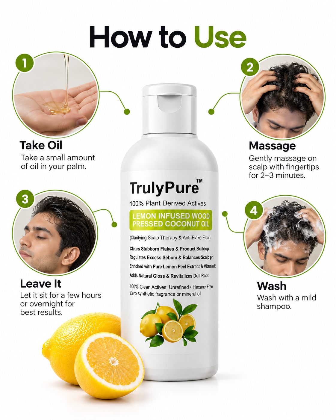 Lemon Infused Wood Pressed Coconut Oil