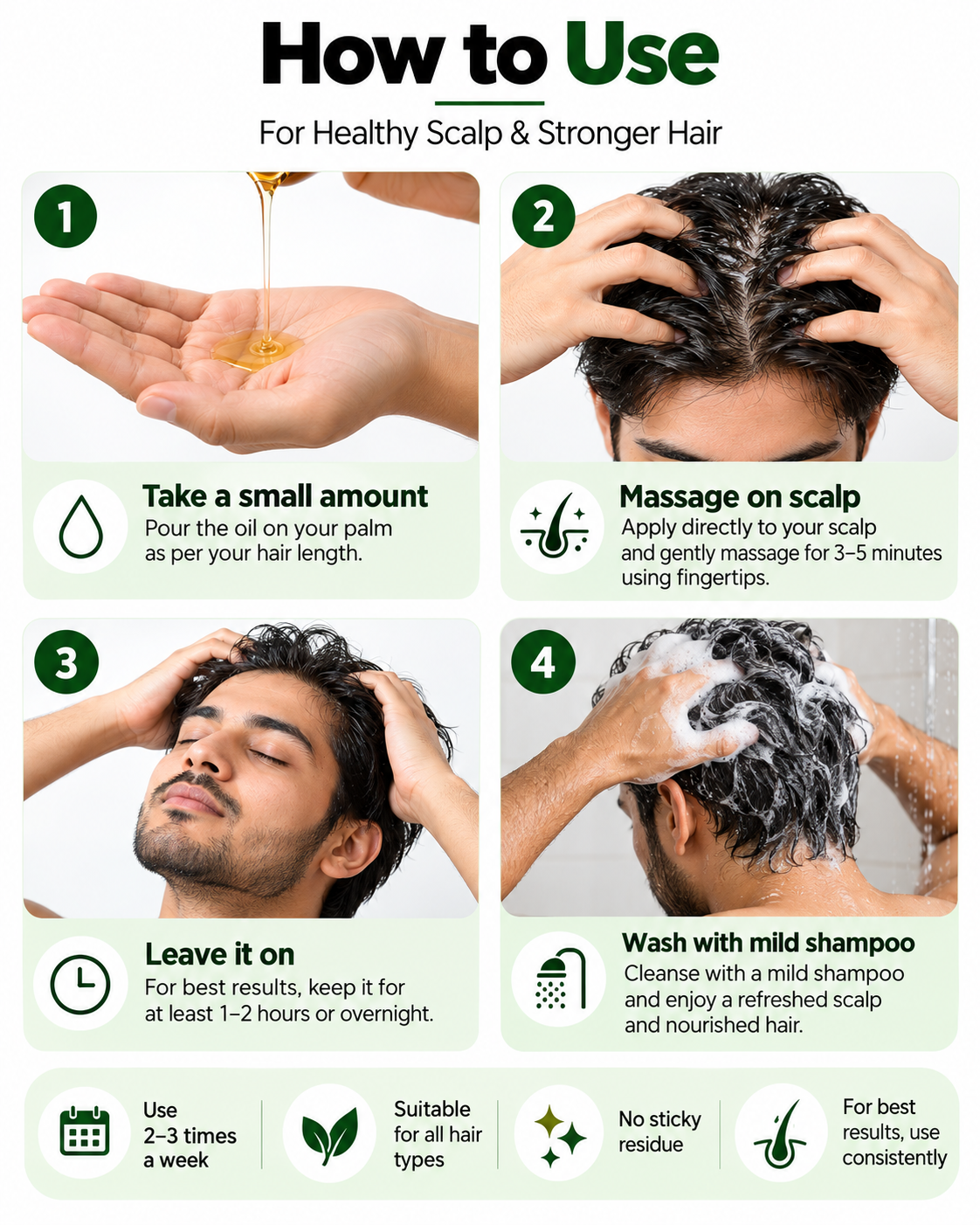 Scalp Cooling, Dandruff Relief & Hair Follicle Activating Oil – TrulyPure™ Peppermint Infused Wood-Pressed Coconut Oil (100 ml)