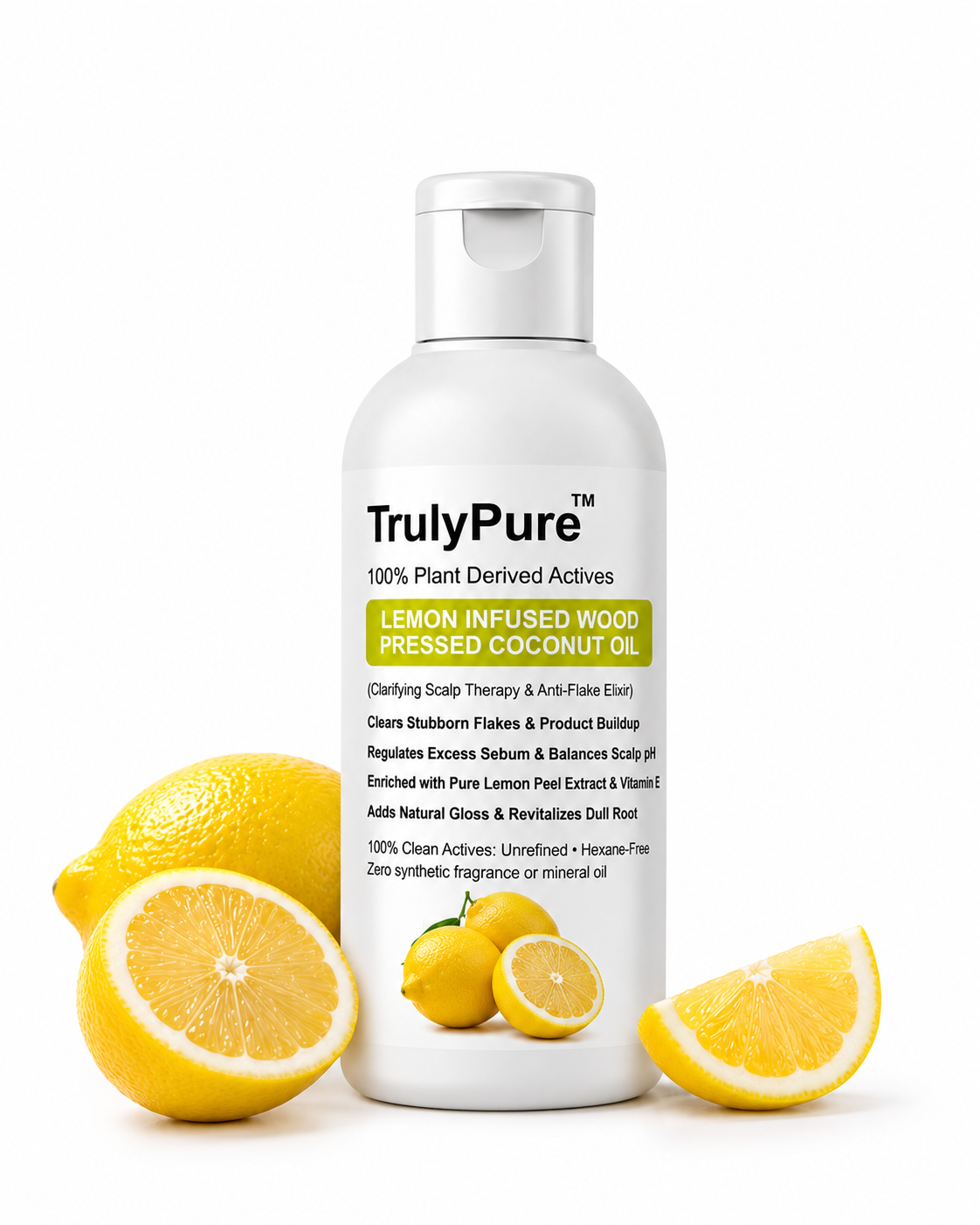 Lemon Infused Wood Pressed Coconut Oil